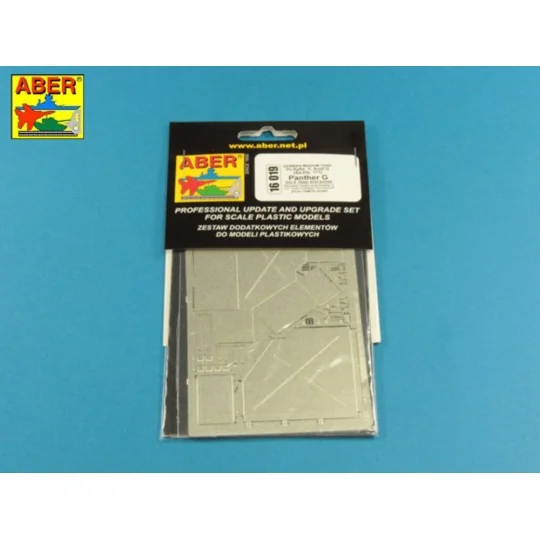 Panther G. Vol.5-Rear tool boxes, 1/16 - Aber Models 16019 Panther G. Vol.5-Rear tool boxes, 1/16 - Aber Models 16019