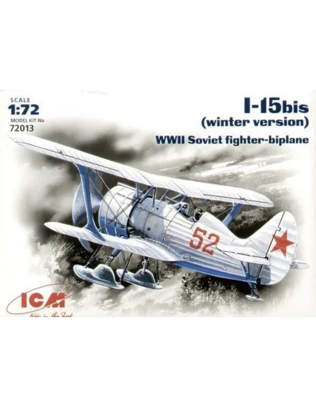 Polikarpov I-15bis Winterversion, 1/72 - ICM 72013