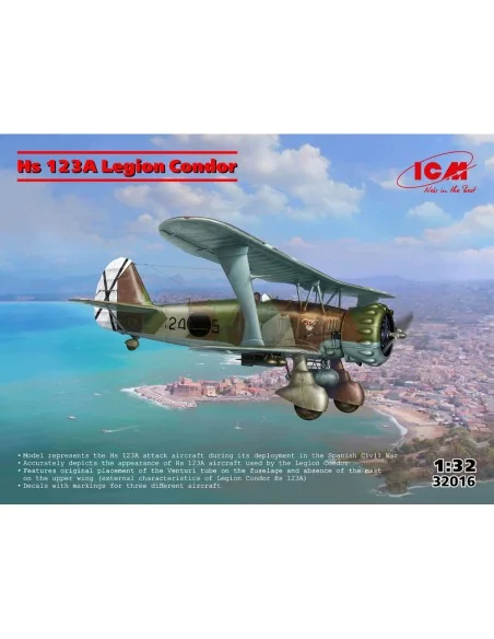 Hs 123A-1 Legion Condor, 1/32 - ICM 32016