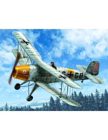 Bücker Bü 131D, WWII German Training Aircraft(100% new molds), 1/32...
