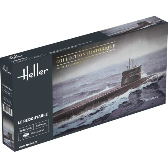 U-Boot S/M Redoutable, 1/400 - Heller 81075 U-Boot S/M Redoutable, 1/400 - Heller 81075