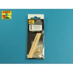 Barrel cleaning rods with brackets for Tiger I -very early model 12...