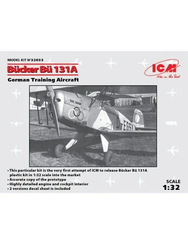 Bücker Bü 131A, German Training Aircraft, 1/32 - ICM 32033