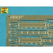 Barrel cleaning rods with brackets for Tiger I -very early model 12...