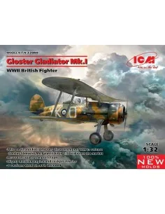 Gloster Gladiator Mk.I, WWII British Figh, 1/32 - ICM 32040