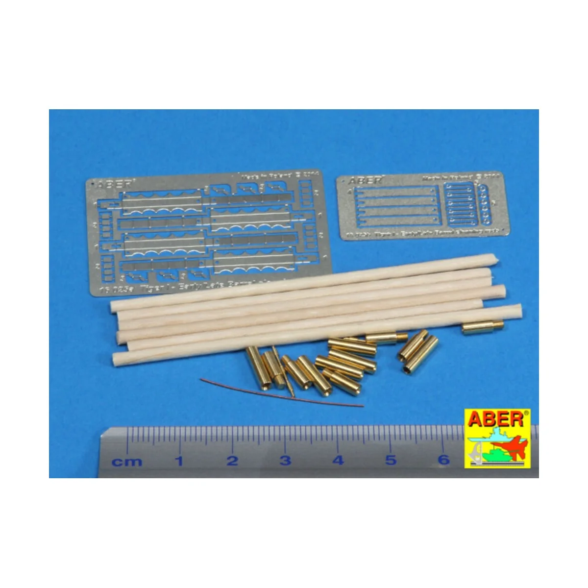 Cleaning rods for Tiger I -late, 1/16 - Aber Models 16025