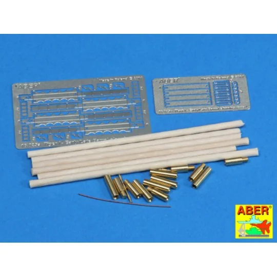 Cleaning rods for Tiger I -late, 1/16 - Aber Models 16025