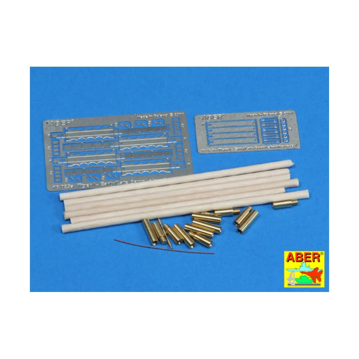 Cleaning rods for Tiger I -late, 1/16 - Aber Models 16025