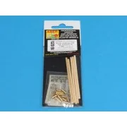 Cleaning rods for Tiger I -late, 1/16 - Aber Models 16025