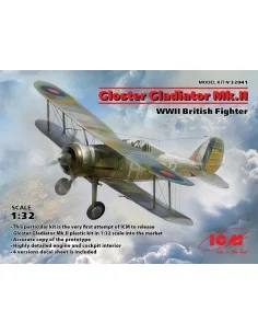Gloster Gladiator Mk.II, WWII British Fighter, 1/32 - ICM 32041