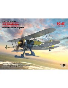J-8 Gladiator, WWII Swedish Fighter, 1/32 - ICM 32044