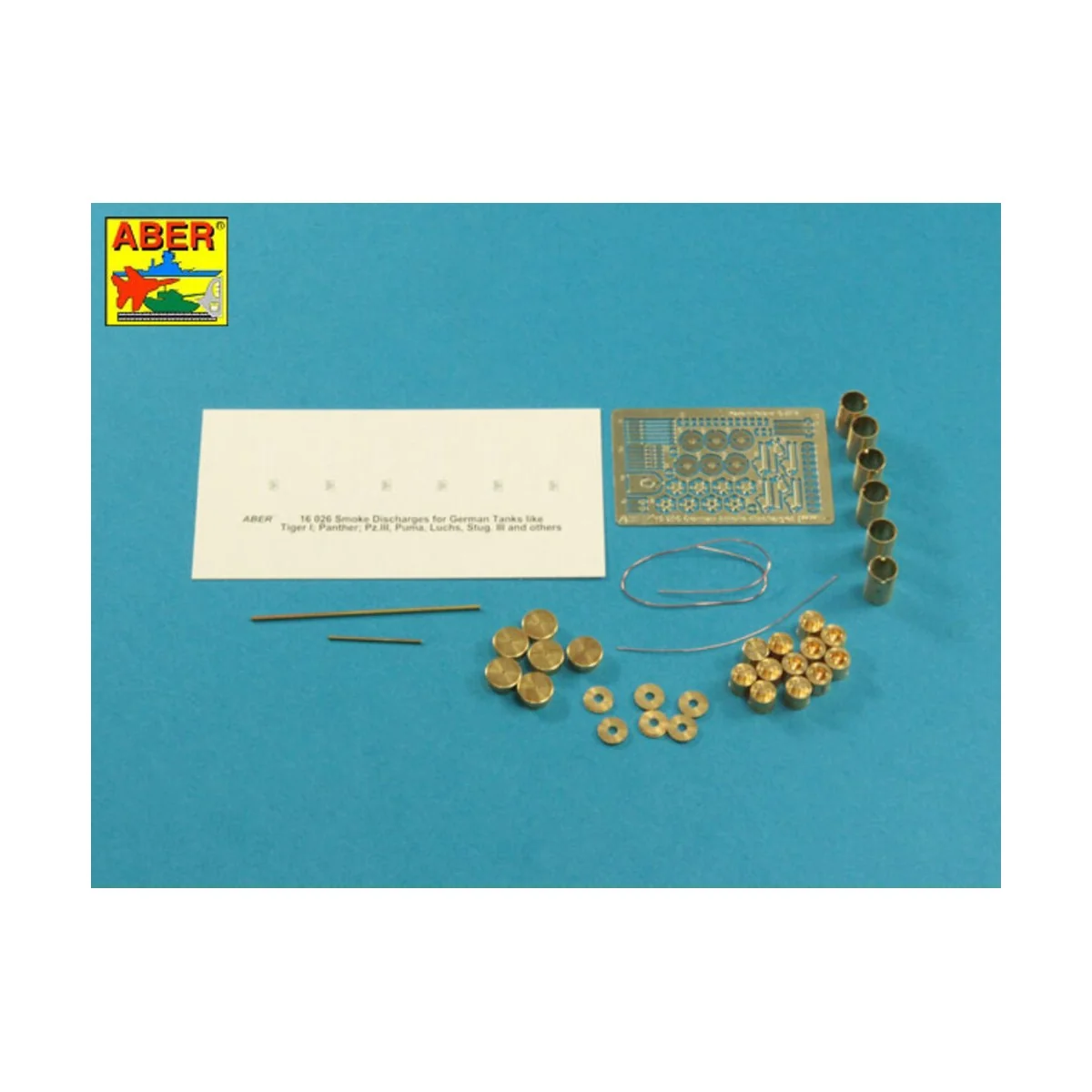 Smoke Discharges for German Tanks like, Tiger I, Panther D, Puma, L...