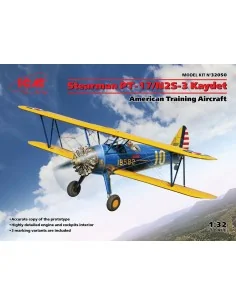 Stearman PT-17/N2S-3 Kaydet, American Training Aircraft, 1/32 - ICM...