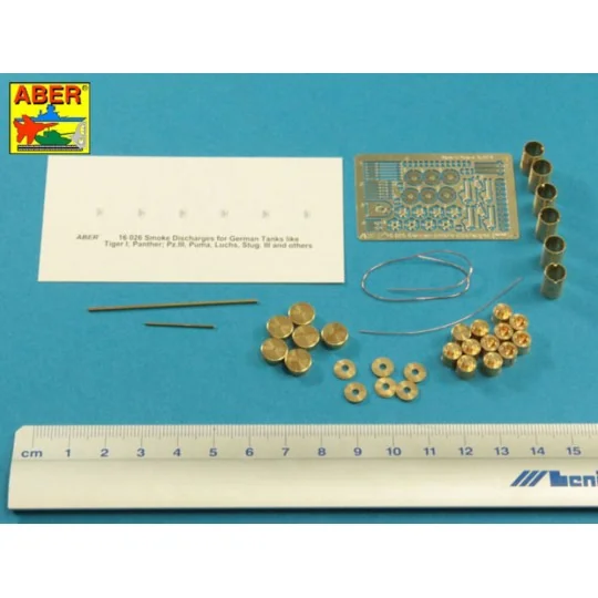Smoke Discharges for German Tanks like, Tiger I, Panther D, Puma, L...
