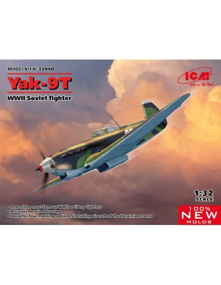Yak-9T, WWII Soviet fighter, 1/32 - ICM 32090