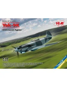 Yak-9K, WWII Soviet fighter, 1/32 - ICM 32091