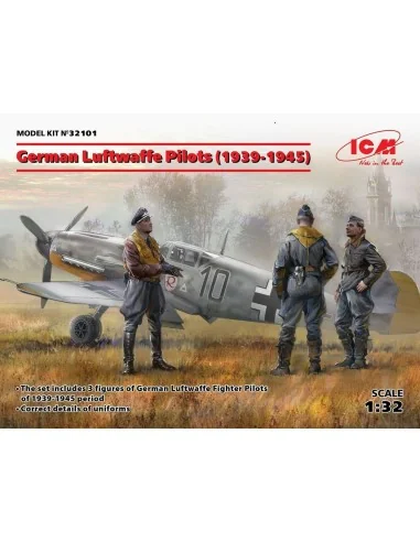 German Luftwafe Pilots(1939-1945)(3 Figu, 1/32 - ICM 32101