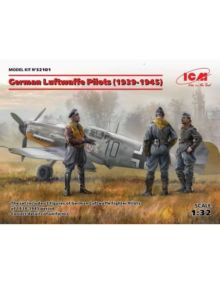German Luftwafe Pilots(1939-1945)(3 Figu, 1/32 - ICM 32101