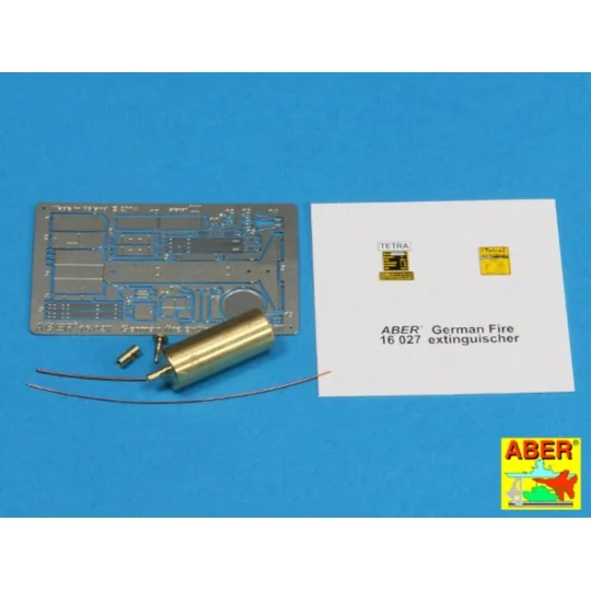German Fire extinguisher, 1/16 - Aber Models 16027 German Fire extinguisher, 1/16 - Aber Models 16027