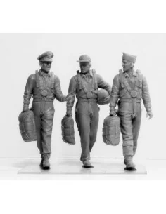 [NO_DESC] USAAF Pilots (1941-1945) (3 figures), 1/32 - ICM 32104 2