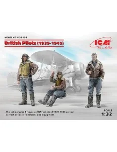 British Pilots (1939-1945)(3 figures), 1/32 - ICM 32105