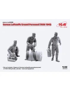 German Luftwaffe Ground Personnel(1939-1945)(3 figures), 1/32 - ICM... 2