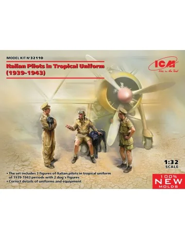 Italian Pilots in Tropical Uniform (1939-1943) (, 1/32 - ICM 32110