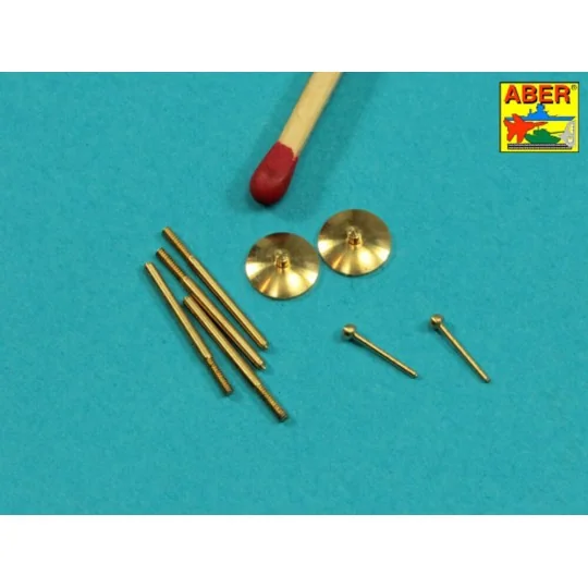 Some usefull turned parts to Tiger I for early versions, 1/16 - Abe... Some usefull turned parts to Tiger I for early versions, 1/16 - Abe...