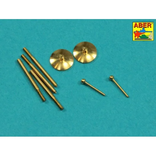 Some usefull turned parts to Tiger I for early versions, 1/16 - Abe... Some usefull turned parts to Tiger I for early versions, 1/16 - Abe...