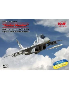 Radar Hunter MiG-29 '9-13 Ukrainian Fighter with HARM missiles, 1/7...