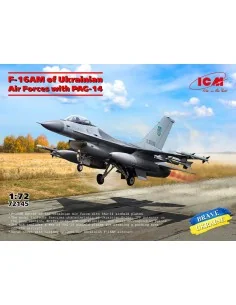 F-16AM of Ukrainian Air Forces with PAG-14, 1/72 - ICM 72145