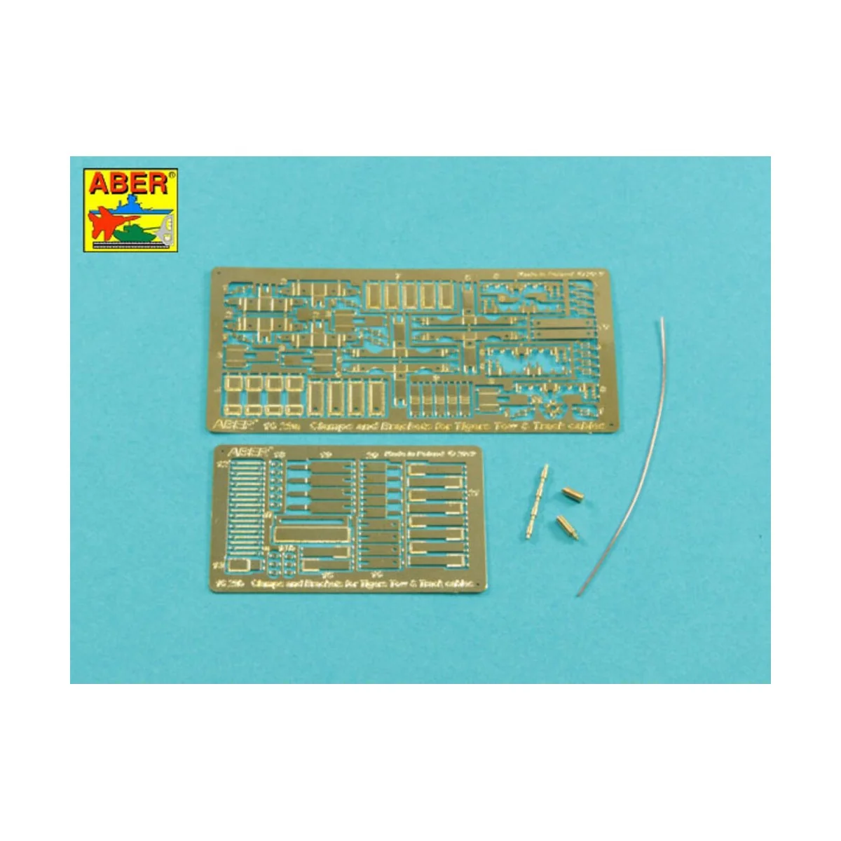 Clamps and Brackets for Tow & Track cables used on Tiger I & King T...