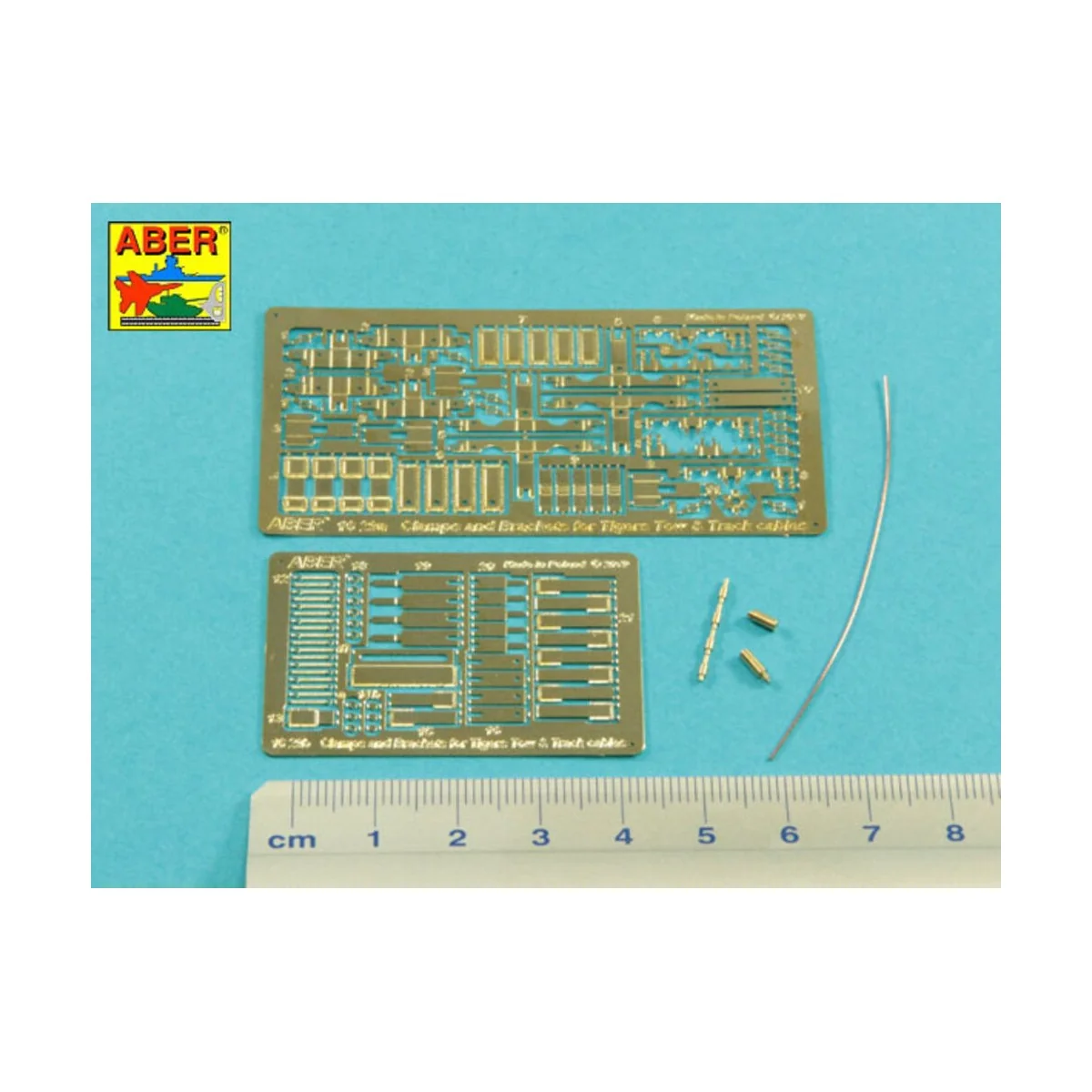 Clamps and Brackets for Tow & Track cables used on Tiger I & King T...