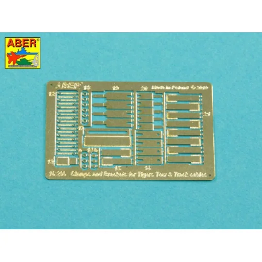 Clamps and Brackets for Tow & Track cables used on Tiger I & King T...