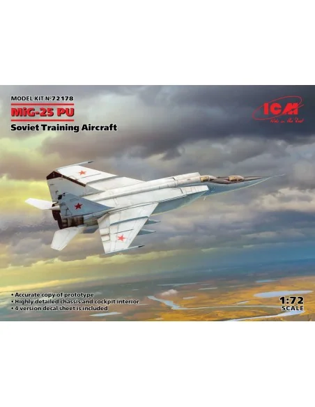 MiG-25PU, Soviet Training Aircraft, 1/72 - ICM 72178