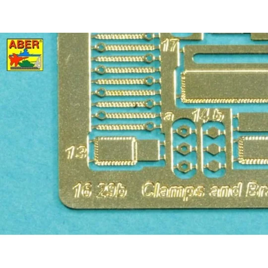 Clamps and Brackets for Tow & Track cables used on Tiger I & King T...