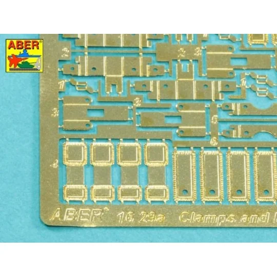 Clamps and Brackets for Tow & Track cables used on Tiger I & King T...