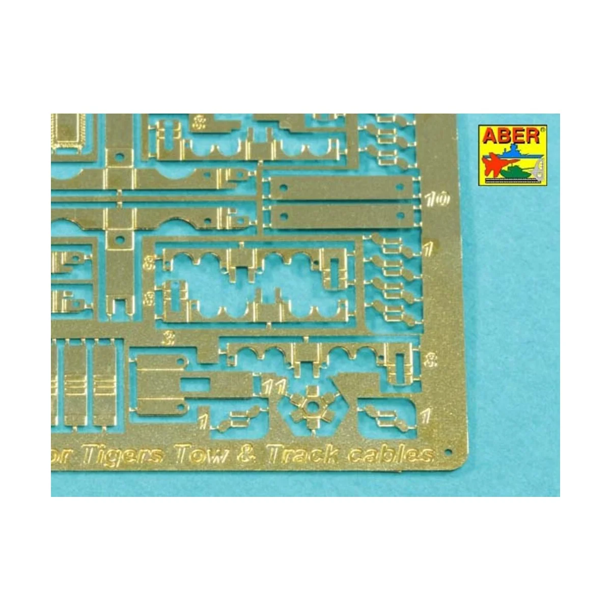 Clamps and Brackets for Tow & Track cables used on Tiger I & King T...