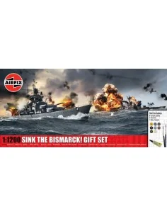 Sink The Bismarck! Gift Set, 1/1200 - Airfix A50120