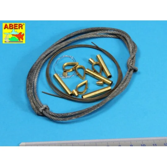Tow cables & track cable with brackets used on Tiger I, King Tiger ...
