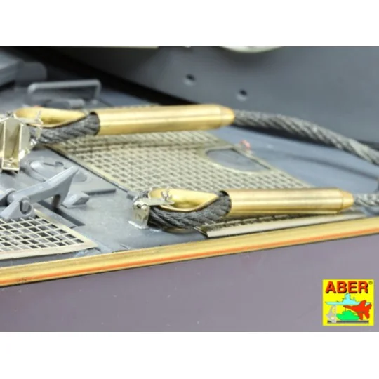 Tow cables & track cable with brackets used on Tiger I, King Tiger ...