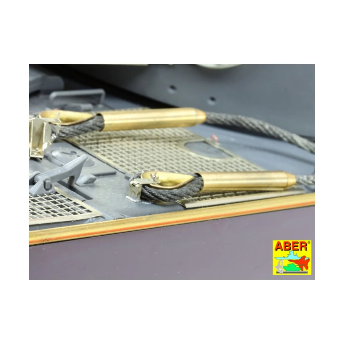 Tow cables & track cable with brackets used on Tiger I, King Tiger ...