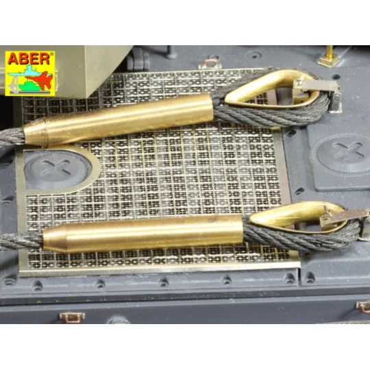 Tow cables & track cable with brackets used on Tiger I, King Tiger ...