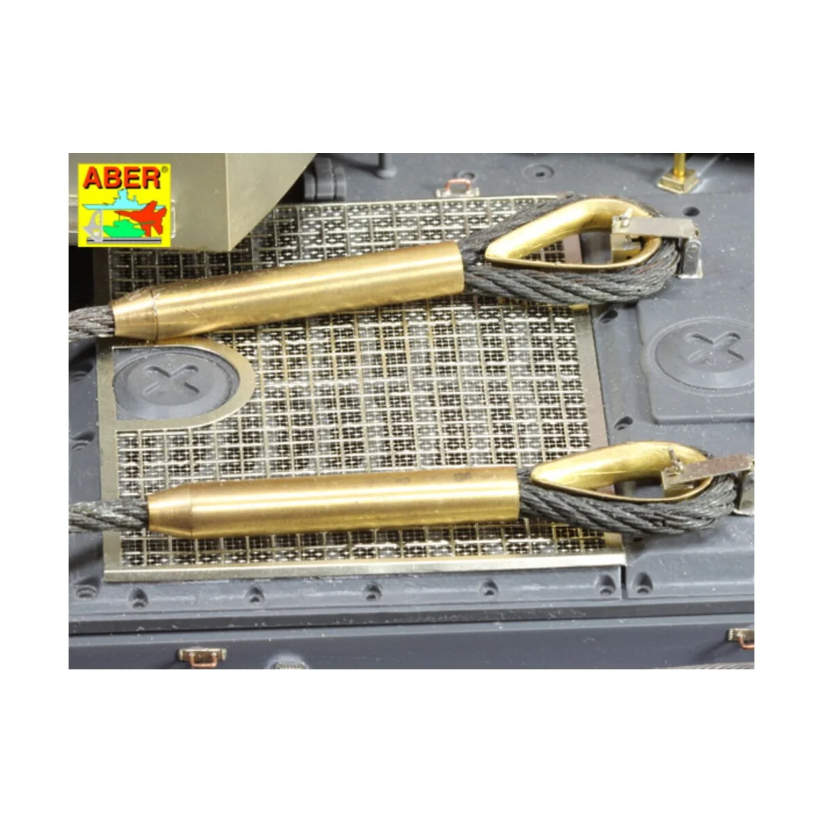 Tow cables & track cable with brackets used on Tiger I, King Tiger ...