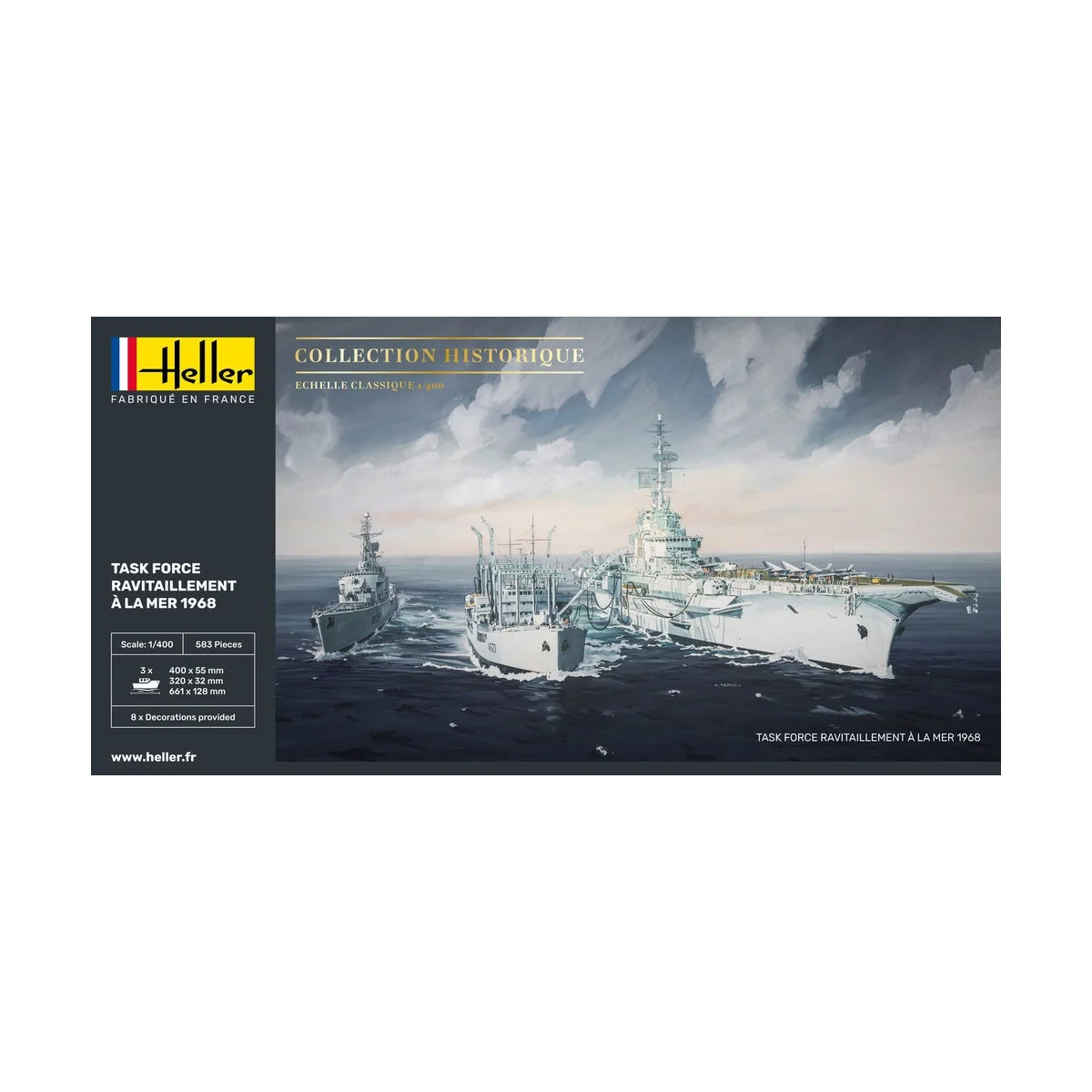 Task Force Ravitaillement à la mer 1968 - Heller 81092