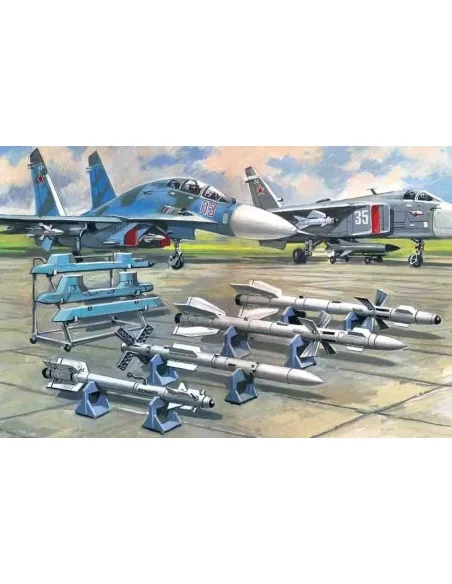 Soviet Air-to-Air Aircraft Armament (R-27ER, R-27ET, R-73, R-77 mis...