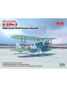 U-2/Po-2, WWII Soviet Multi-Purpose Aircraft, 1/72 - ICM 72244