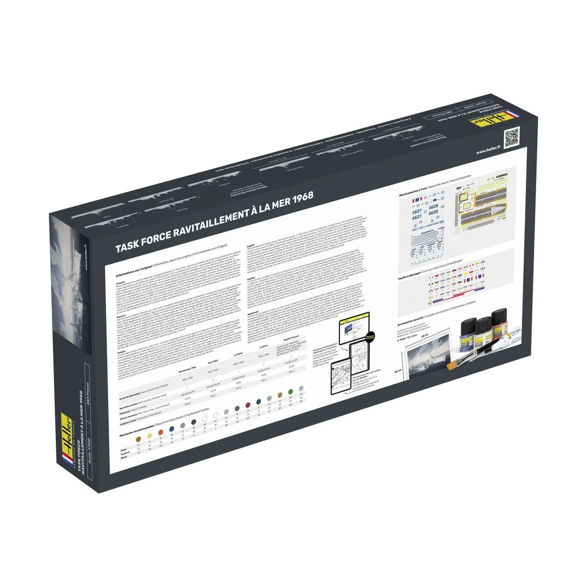 Task Force Ravitaillement à la mer 1968, 1/400 - Heller 81092 Task Force Ravitaillement à la mer 1968, 1/400 - Heller 81092