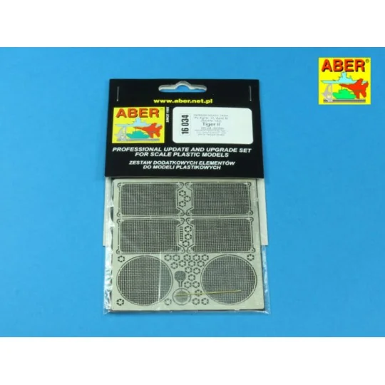 Tiger II - Vol.2A- Grilles, 1/16 - Aber Models 16034 Tiger II - Vol.2A- Grilles, 1/16 - Aber Models 16034