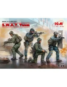 [NO_DESC] S.W.A.T. Team (4 figures), 1/24 - ICM DS2401